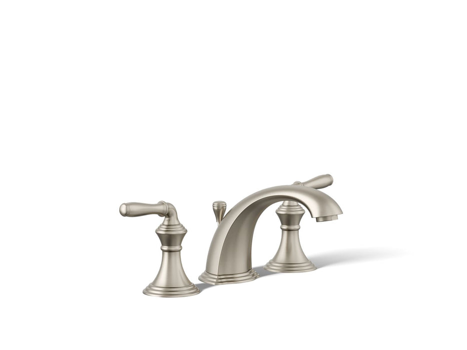 KOHLER K-394-4 Devonshire Widespread bathroom sink faucet, 1.2 gpm, vibrant brushed nickel
