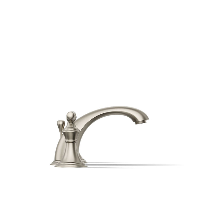 KOHLER K-394-4 Devonshire Widespread bathroom sink faucet, 1.2 gpm, vibrant brushed nickel - view 5