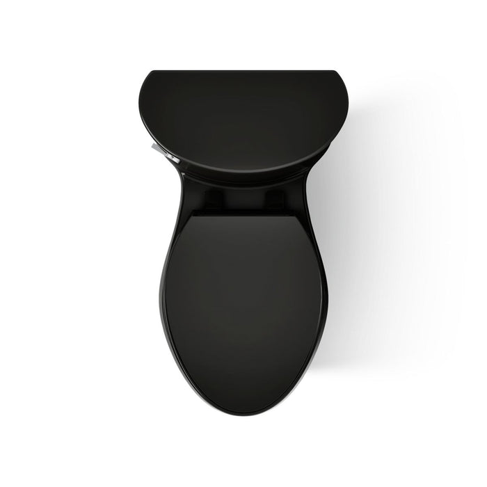 KOHLER K-3946 Adair One-piece elongated toilet, 1.28 gpf, black black - view 4