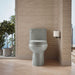 KOHLER K-3946 Adair One-piece elongated toilet, 1.28 gpf, ice grey - view 5