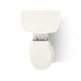 KOHLER K-3947-RA Wellworth Two-piece round-front 1.28 gpf toilet with right-hand trip lever and 14" rough-in, biscuit -...