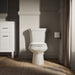KOHLER K-3947-UR Wellworth Two-piece round-front 1.28 gpf toilet with right-hand trip lever, insulated tank and 14"...