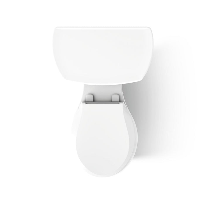 KOHLER K-3947-UR Wellworth Two-piece round-front 1.28 gpf toilet with right-hand trip lever, insulated tank and 14"...