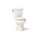 KOHLER K-3947-UT Wellworth Two-piece round-front 1.28 gpf toilet with tank cover locks, insulated tank and 14" rough-in,...