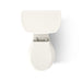 KOHLER K-3947-UT Wellworth Two-piece round-front 1.28 gpf toilet with tank cover locks, insulated tank and 14" rough-in,...