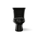 KOHLER K-3948-T Wellworth Two-piece Elongated Toilet, 1.28 GPF, Black Black - front view of product