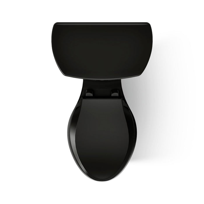 KOHLER K-3948-U Wellworth Two-piece elongated 1.28 gpf toilet with insulated tank and 14" rough-in, black black - view 5
