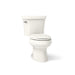 KOHLER K-3948-UT Wellworth Two-piece elongated 1.28 gpf toilet with tank cover locks, insulated tank and 14" rough-in,...