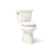 KOHLER K-3949-T Highline ComForteeight Two-piece elongated 1.28 gpf chair height toilet with tank cover locks and 14"...