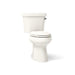 KOHLER K-3949-RA Highline ComForteeight Two-piece elongated 1.28 gpf chair height toilet with right-hand trip lever and...