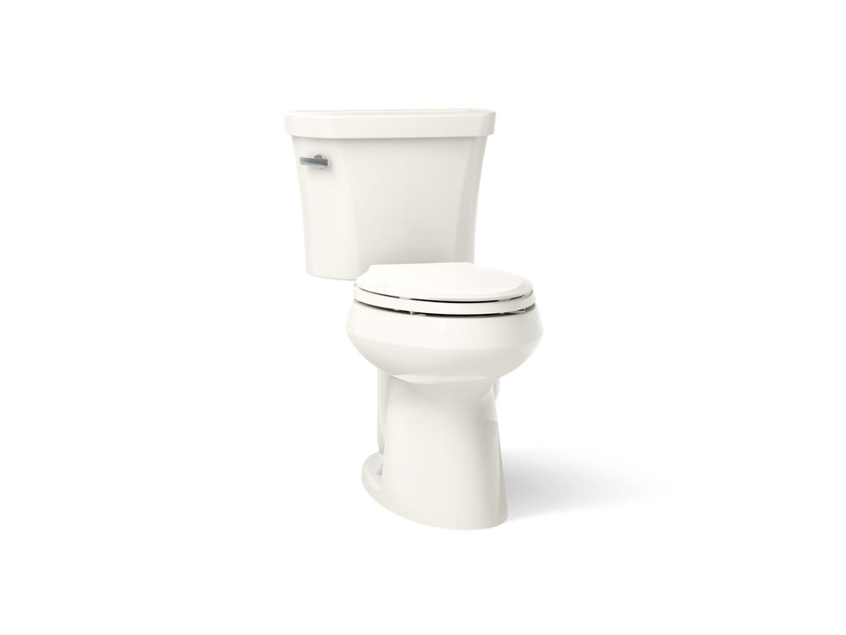 KOHLER K-3949-UT Highline ComForteeight Two-piece elongated 1.28 gpf chair height toilet with tank cover locks, insulated...