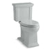 KOHLER K-3950 Tresham Two-piece Elongated Toilet, 1.28 GPF, ice grey