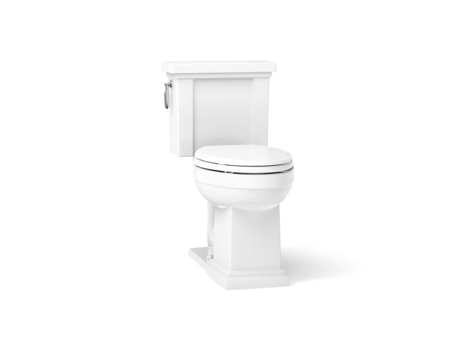 KOHLER K-3950 Tresham Two-piece Elongated Toilet, 1.28 GPF, white