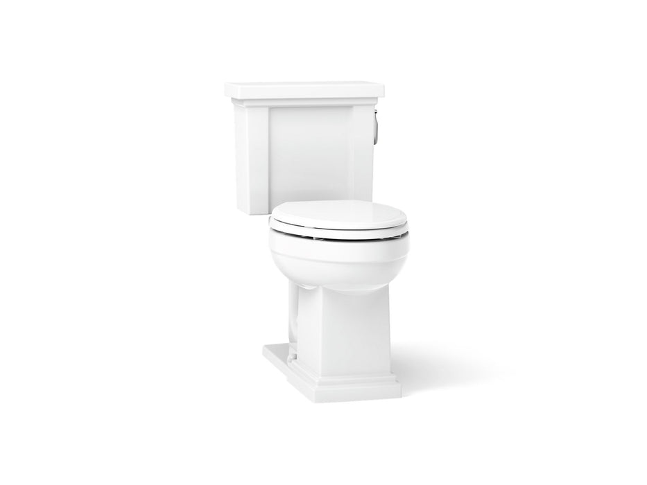 KOHLER K-3950 Tresham Two-piece Elongated Toilet, 1.28 GPF, white