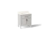 KOHLER K-39604-ASB Hadron 30" bathroom vanity cabinet with sink and quartz top, atmos grey - view 2
