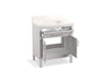 KOHLER K-39604-ASB Hadron 30" bathroom vanity cabinet with sink and quartz top, atmos grey - view 3