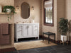 KOHLER K-39606-ASB Hadron 48" bathroom vanity cabinet with sink and quartz top, atmos grey - view 3