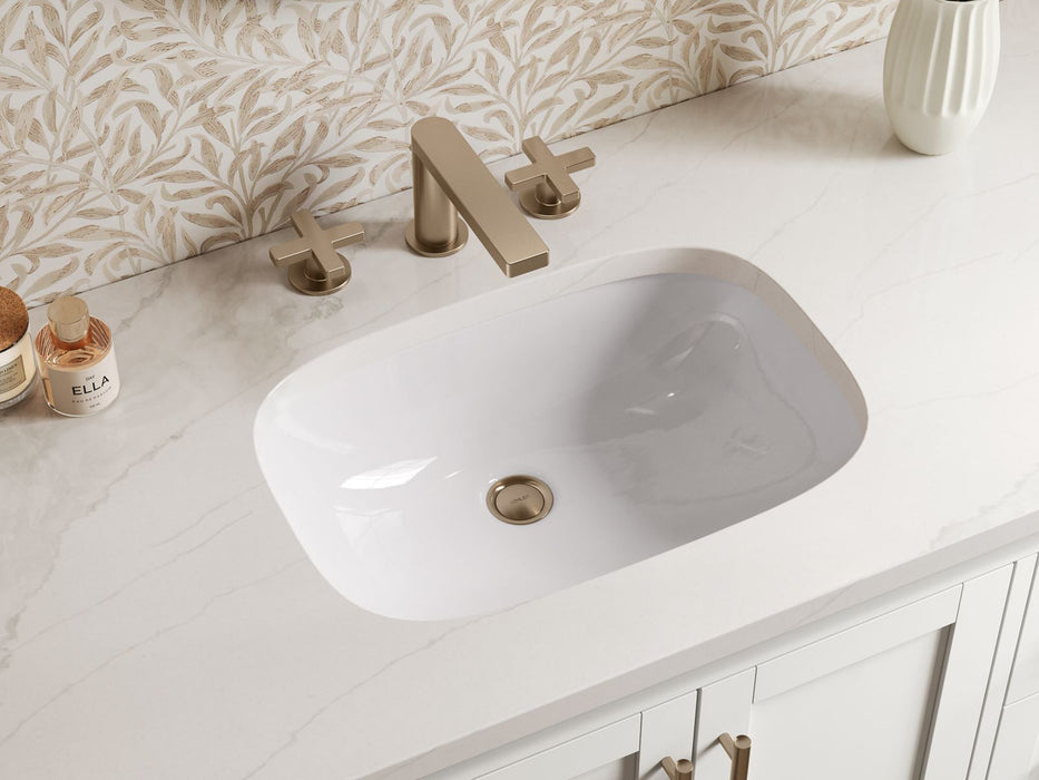 KOHLER K-39606-ASB Hadron 48" bathroom vanity cabinet with sink and quartz top, white - view 3