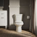 KOHLER K-3977 Wellworth Two-piece round-front 1.6 gpf toilet, biscuit - view 5