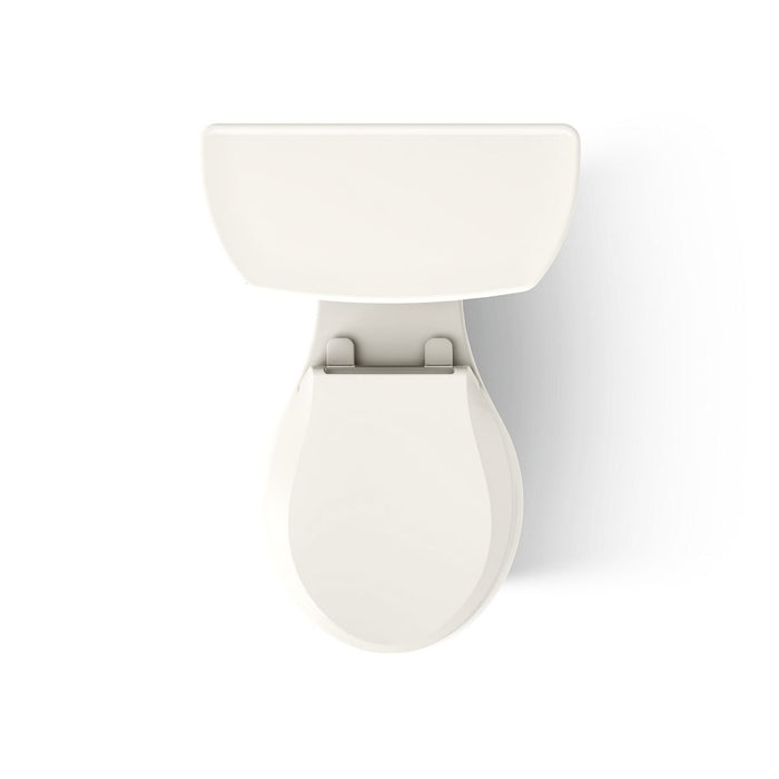 KOHLER K-3977-RA Wellworth Two-piece round-front 1.6 gpf toilet with tank cover locks, biscuit - view 4