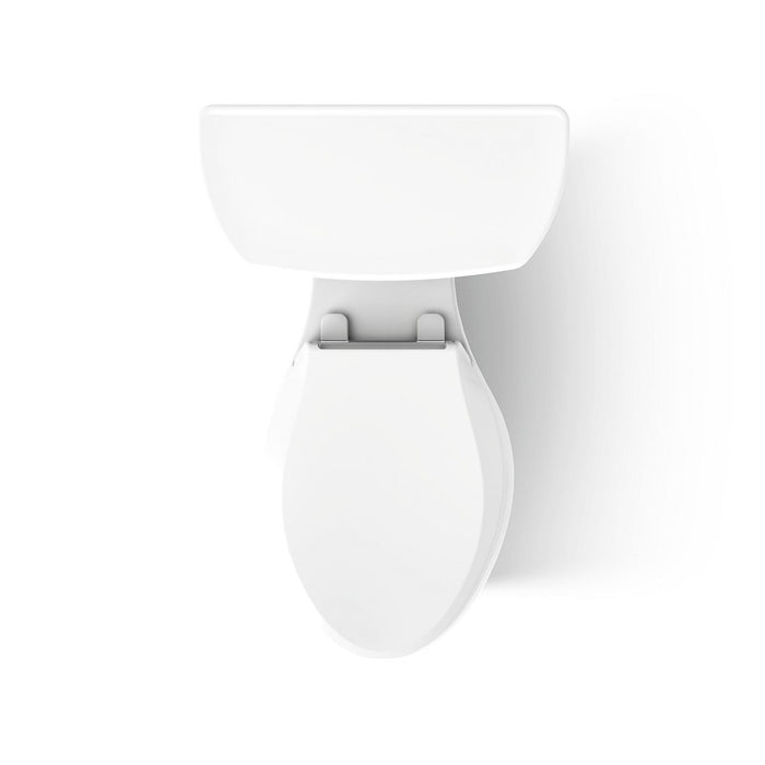 KOHLER K-3978-RA Wellworth Two-piece Elongated Toilet, 1.6 GPF, White - top view of product