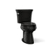 KOHLER K-3979-0 K-3979 Highline ComForteeight Two-piece Elongated 1.6 GPF Chair Height Toilet, black black