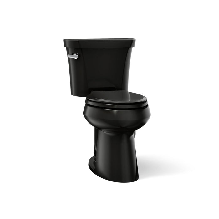 KOHLER K-3979-0 K-3979 Highline ComForteeight Two-piece Elongated 1.6 GPF Chair Height Toilet, black black - view 5