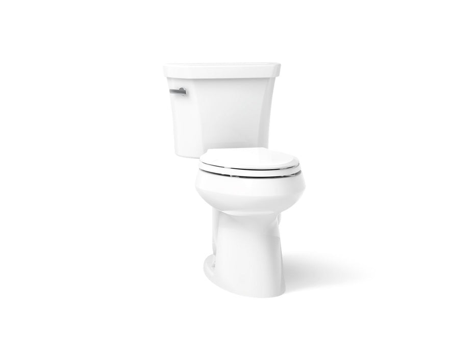 KOHLER K-3979-0 K-3979 Highline ComForteeight Two-piece Elongated 1.6 GPF Chair Height Toilet, white