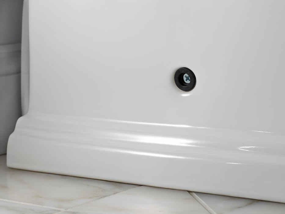 KOHLER K-3981-0 K-3981 Tresham One-piece Compact Elongated Toilet with Skirted Trapway, 1.28 GPF, white - view 5