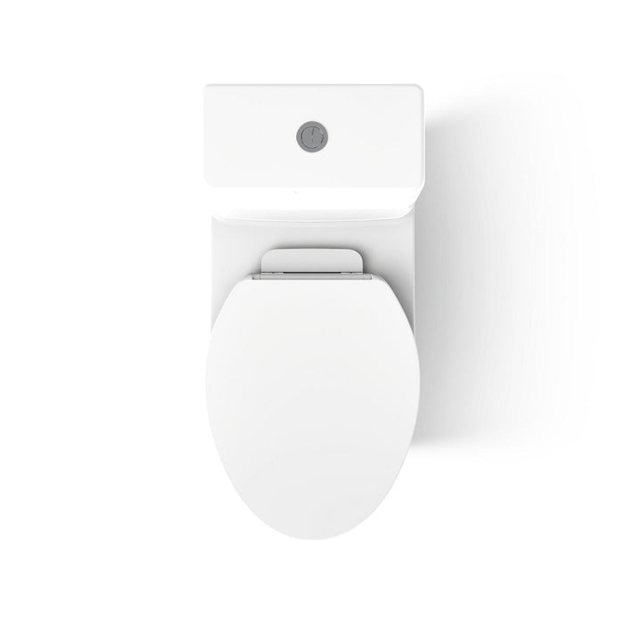 KOHLER K-3983-S Reach One-piece compact elongated dual-flush toilet with slow-close seat, white - view 4