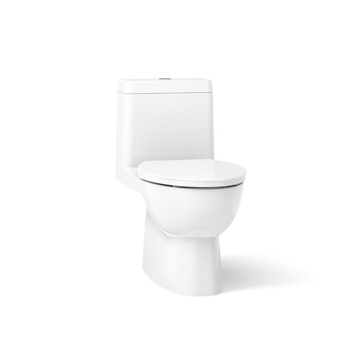 KOHLER K-3983-S Reach One-piece compact elongated dual-flush toilet with slow-close seat, white - view 5