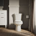 KOHLER K-3987 Wellworth Two-piece round-front dual-flush toilet, biscuit - view 5