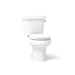 KOHLER K-3987-RA Wellworth Two-piece round-front dual-flush toilet with right-hand trip lever, white - view 5