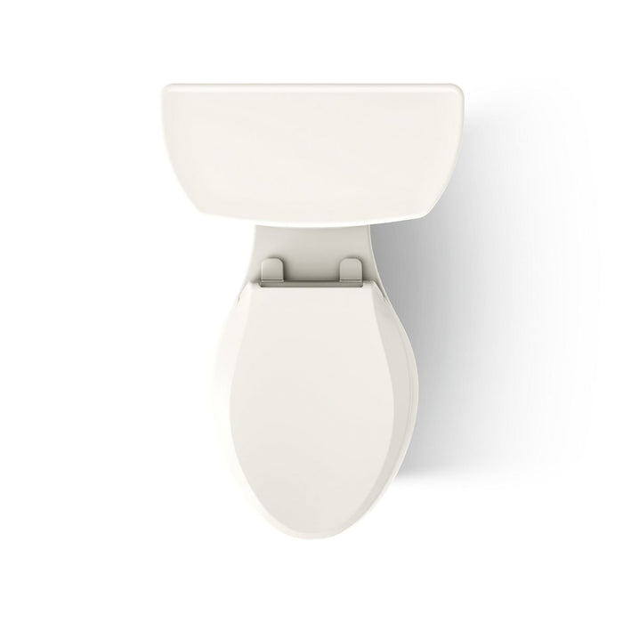 KOHLER K-3988-RA Wellworth Two-piece elongated dual-flush toilet with right-hand trip lever, biscuit - view 5
