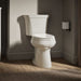 KOHLER K-3989-RA Highline Two-piece Elongated Toilet, Dual-flush, Biscuit - image focused on single product story