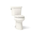 KOHLER K-3989-0 K-3989 Highline ComForteeight Two-piece Elongated Dual-flush Chair Height Toilet, biscuit