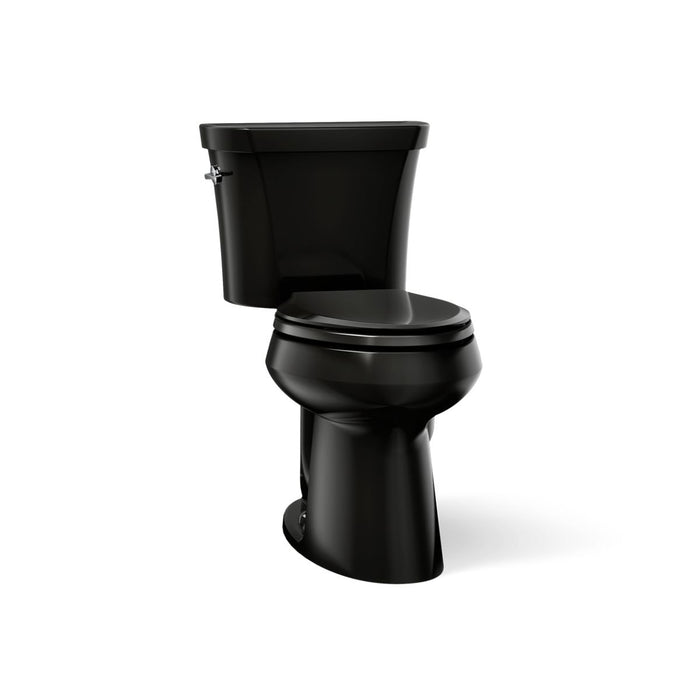 KOHLER K-3989-0 K-3989 Highline ComForteeight Two-piece Elongated Dual-flush Chair Height Toilet, black black - view 5
