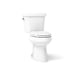 KOHLER K-3989-0 K-3989 Highline ComForteeight Two-piece Elongated Dual-flush Chair Height Toilet, white