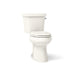 KOHLER K-3989-RA Highline ComForteeight Two-piece elongated dual-flush chair height toilet with right-hand trip lever,...