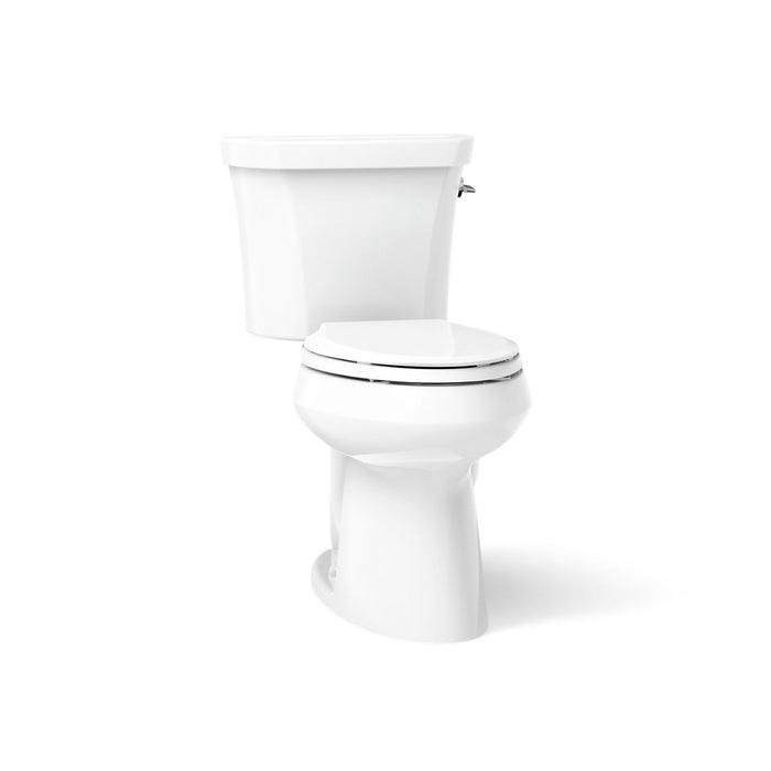 KOHLER K-3989-RA Highline ComForteeight Two-piece elongated dual-flush chair height toilet with right-hand trip lever,...