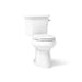 KOHLER K-3989-RA Highline ComForteeight Two-piece elongated dual-flush chair height toilet with right-hand trip lever,...