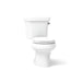 KOHLER K-3997-RA Wellworth Two-piece round-front 1.28 gpf toilet with right-hand trip lever, white - view 5