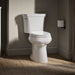KOHLER K-3999-U Highline Two-piece Elongated Toilet, 1.28 GPF, White - image focused on single product story