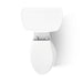 KOHLER K-3999-T Highline ComForteeight Two-piece elongated 1.28 gpf chair height toilet with tank cover locks, white - view 5