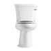 KOHLER K-3999-TR Highline ComForteeight Two-piece elongated 1.28 gpf chair height toilet with right-hand trip lever and...