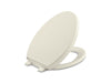 KOHLER K-4008 Reveal Quiet-Close™ Elongated Toilet Seat, biscuit