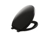 KOHLER K-4008 Reveal Quiet-Close™ Elongated Toilet Seat, black black