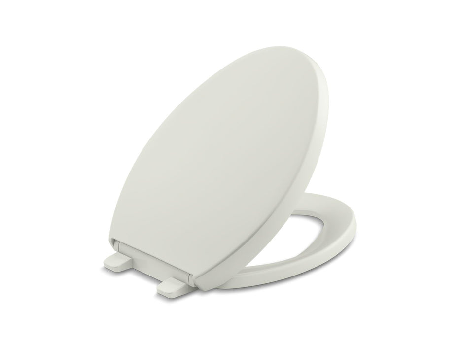 KOHLER K-4008 Reveal Quiet-Close™ Elongated Toilet Seat, dune