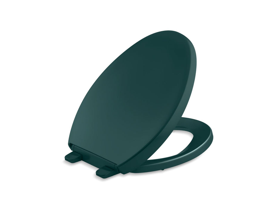 KOHLER K-4008 Reveal Quiet-Close™ Elongated Toilet Seat, teal