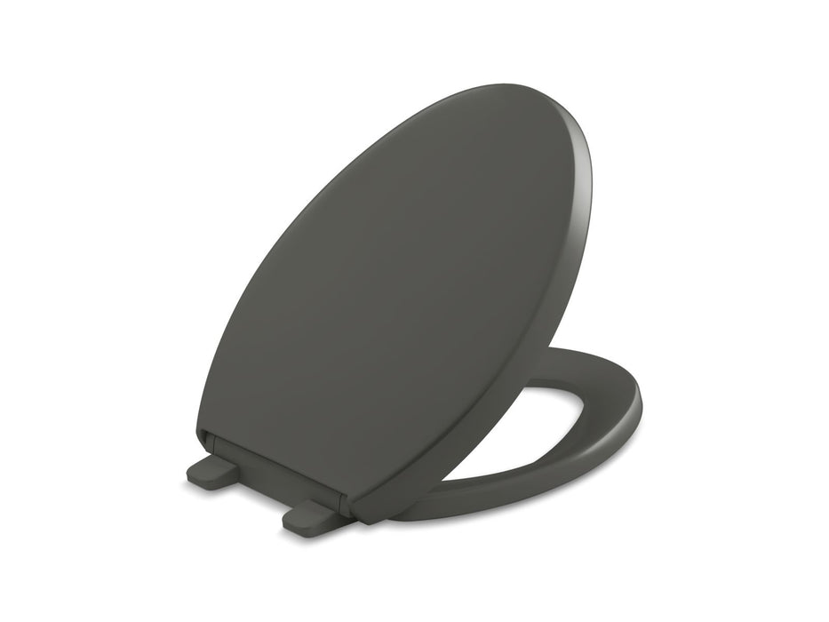 KOHLER K-4008 Reveal Quiet-Close™ Elongated Toilet Seat, thunder grey